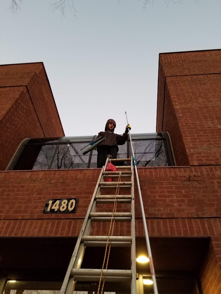 Penson Pressure Washing of Metro Atlanta will go to any heights to make their customers smile!